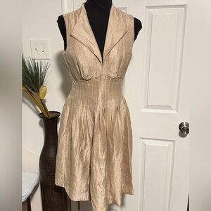 Maggy London Taupe Mini Dress
